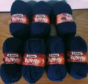 Patons Bunyip 7 x 50g Navy Blue Made In Italy Tactal Nylon 120m Ball 840m Total - Picture 1 of 5
