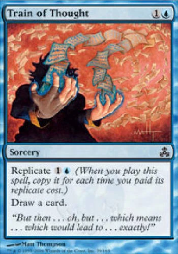 TRAIN OF THOUGHT FOIL Guildpact MTG Magic the Gathering Cards DJMagic - Image 1 of 1