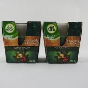 2 Luftdocht hausgemacht Urlaub Baumschneiden frische Kiefer Duft Kerze Glas - Bild 1 von 4