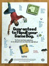 Flipull Nintendo Game Boy 1990 Vintage Print Ad/Poster Authentic Retro Game Art!