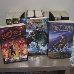 BRANDON MULL lot 10 ten Dragonwatch & Fablehaven & Candy Shop War 2007-2020 - Picture 1 of 2