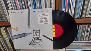 PAUL McCARTNEY - Pipes Of Peace KOREA 1983 1st LP W/Korean Insert.Beatles - Picture 1 of 3
