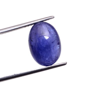 8.90 CT Natural Blue Tanzanite Cabochon Oval Shape Loose Gemstone,Ring,Jewelry. - Bild 1 von 6