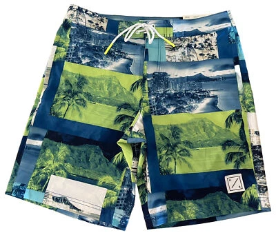 Nuevo con etiquetas American Eagle AE Boardshort en la rodilla floral hawaiano para hombre mediano Foto 1 de 4