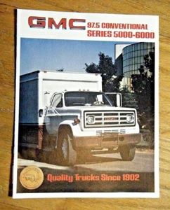Collectible Vintage 1980 GMC Conventional Series Trucks Original Sales Brochure - Picture 1 of 2