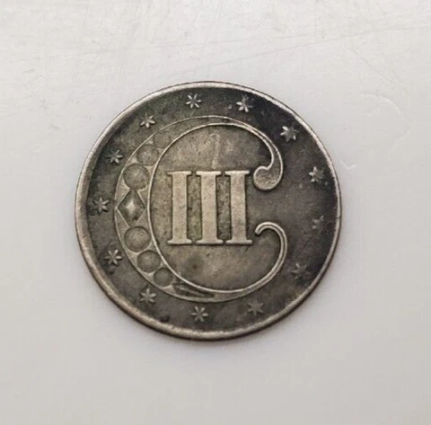 1851 3 CENT SILVER TRIME (#230) 3C Philadelphia three cents Cover
