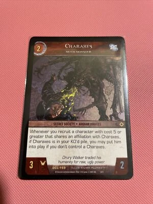 VS System Charaxes  DC Comics Legends TCG CCG Classic DCL-159 - Image 1 of 2
