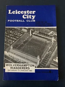 1968 Leicester City V Wolverhampton  Wanderers Football Soccer Match Programme - Picture 1 of 3