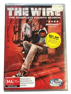 The Wire Complete Season 4 Box Set DVD (2002) Region 4 | Brand New Sealed - Picture 1 of 2