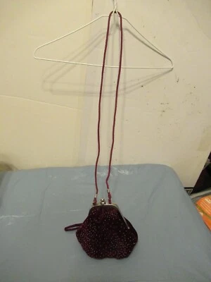 Vintage Kids Bag Long strap velure outside Snap closure - Image 1 of 4