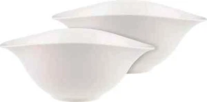 Salatschüsseln von Villeroy & Boch 2er Set weiß Schüsseln Vapiano - Bild 1 von 6