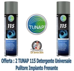 OFFERTA 2 TUNAP 115 Detergente Universale Pulitore Dischi Freni (2x500ml) - Foto 1 di 3