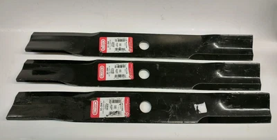 CANTIDAD/3 20-1/2" Oregon 91-394 cuchillas de alta elevación para cubierta de 60", John Deere M14178/AM1005 Foto 1 de 4