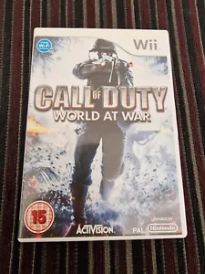 Call of Duty World at War - Nintendo Wii Video Game COD WaW - Picture 1 of 4