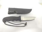 CUTCO 5718 Straight Edge Hunting/Fishing Utility Knife Leather Sheath USA Made