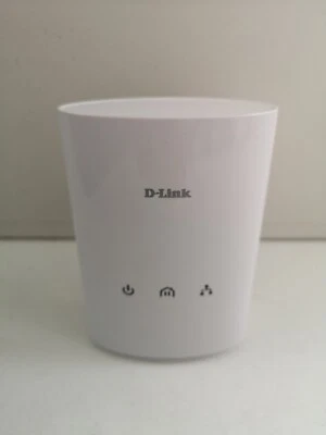 D-Link DHP-306AV 200Mbps Single Port Ethernet Powerline Adapter White UK Plug - Image 1 of 4