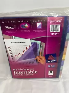 AVERY 5-Tab Binder Dividers, Insertable Multicolor Big Tabs 1 Set - Picture 1 of 5