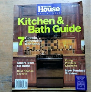 This Old House magazine Winter 2002 Special Issue Kitchen & Bath Guide - Foto 1 di 9