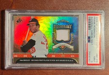 2006 SP Legendary Cuts Frank Robinson Chronology GAME USED JERSEY🔥PSA 9🚨MINT