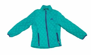 Snozu Girls Quilted Jacket Turquoise/Plum - Picture 1 of 1