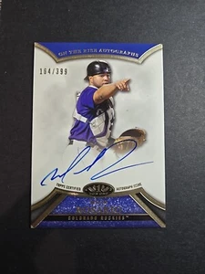 2013 TOPPS TIER ONE WILIN ROSARIO AUTOGRAPH 164/399 ~ ON THE RISE, ROCKIES - Picture 1 of 2