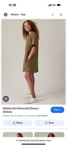 Athleta Girl Retrochill Tshirt Dress - Picture 1 of 3