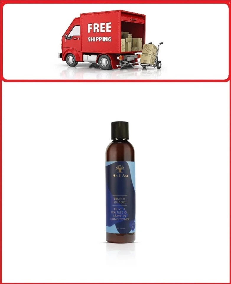 as I Am Dry & Itchy Scalp Care Leave in Conditioner 8 FL Oz