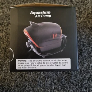 Hitop leistungsstarke Aquarium Luftpumpe Dual Auslässe verstellbarer Sauerstoffbelüfter für... - Bild 1 von 6
