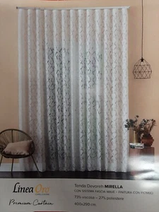 Tenda sartoriale Mirella Linea Oro con arriciatenda fascia onda Cucita - Imagen 1 de 11