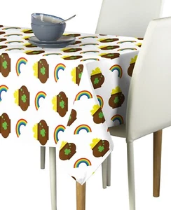 Pots of Gold Rainbows Signature Tablecloth - Assorted Sizes - Picture 1 of 1