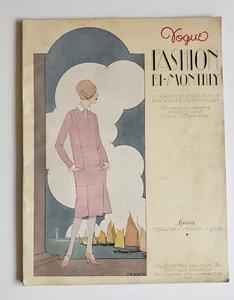 1926 Vogue Fashion Bi-Monthly Magazine Spring February - March Women Children - Picture 1 of 7