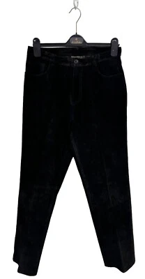 Brandon Thomas Women's Black 100% Leather Straight Leg Dress Pants Size 10 - Изображение 1 из 4