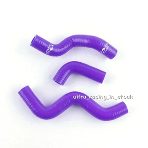 ZAP Silicone Radiator Hoses Cooling Pipe For KTM 50 SX PRO JR PRO 01-08 Purple - Bild 1 von 5