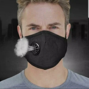Mundmaske Atem Maske Filter Gesichtsmaske Waschbar Atemventil - Bild 1 von 6