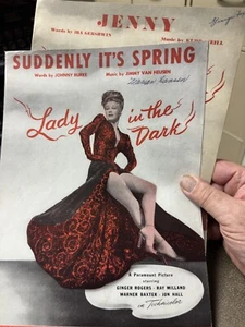 G Movie Musical Sheet Music 3-pack LADY IN THE DARK (Ginger Rogers) - Picture 1 of 2