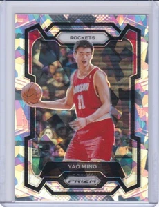2023-24 PANINI PRIZM BASKETBALL YAO MING #199 SILVER ICE PRIZM HOUSTON ROCKETS - Picture 1 of 2