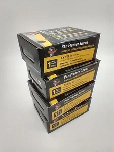 Lot of 4 Pro-Twist Pan Framer Screws 1 lb - 7 x 7/16- Sharp Phosphate Combo Ship - Picture 1 of 7