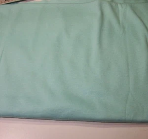 cotton blen knit fabric light aqua 1 yd x 64" - Picture 1 of 1