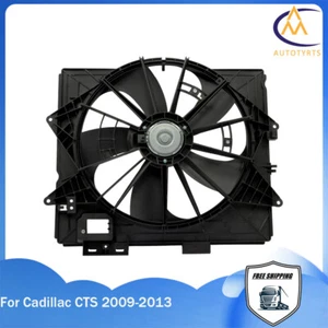Radiator Condenser Fan Assembly For Cadillac CTS 2009 2010 2011 2012 2013 - Foto 1 di 8