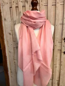 Puffrosa feine leichte Kaschmir & Seide Pashmina von Pashmina Love - Bild 1 von 4