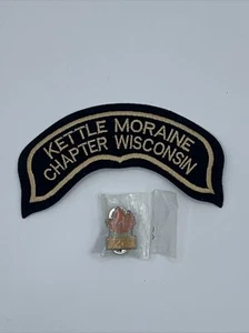HOG Harley Owners Group Rocker Patch & Pin Bollitore Moraina Capitolo Wisconsin - Foto 1 di 2
