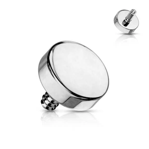 Labret Monroe Lippenpiercing Aufsatz Chirurgenstahl für 1,2mm Stab Innengewinde - Bild 1 von 1