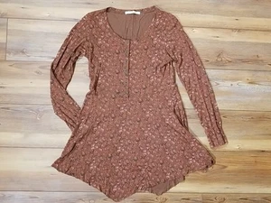 Peruvian Connection San Cristobal Tunic Small Long Sleeve Excellent Boho Travel - Picture 1 of 7