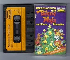 MC Kassette Weihnachten mit Biene Maja und ihren Freunden, Karussell, 80er Jahre - Foto 1 di 1
