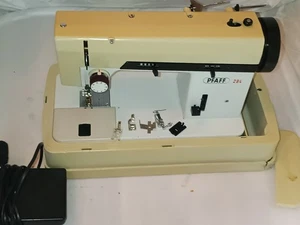 PFAFF NÄHMASCHINE 284 Flachbett Jeans Leder Seide Baumwolle - Bild 1 von 7