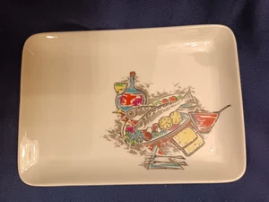 50er 60er Schale Schumann Bavaria Porzellan Fische und Wein 50s 60s Vintage - Bild 1 von 3