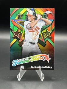 2025 Topps Chrome Future Stars Insert #FS-1 Jackson Holliday Baltimore Orioles - Picture 1 of 2