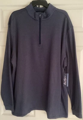 Ben Hogan Men’s Long Sleeve Micro Jacquard 1/4 Zip Golf Pullover Size 2XL NWT - Image 1 of 4