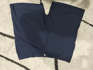 Peter Millar Shorts Print All Over Size 40 Dark Blue Small Skulls - Picture 1 of 6