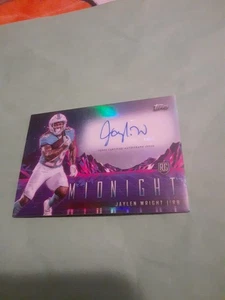 Autógrafo Topps Midnight Rookie Horizon 2024 firma Jaylen Wright Dolphins radiocontrol - Imagen 1 de 8